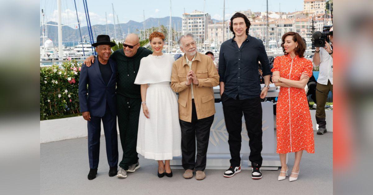 Photo of Giancarlo Esposito, Laurence Fishburne, Nathalie Emmanuel, Francis Ford Coppola, Adam Driver and Aubrey Plaza