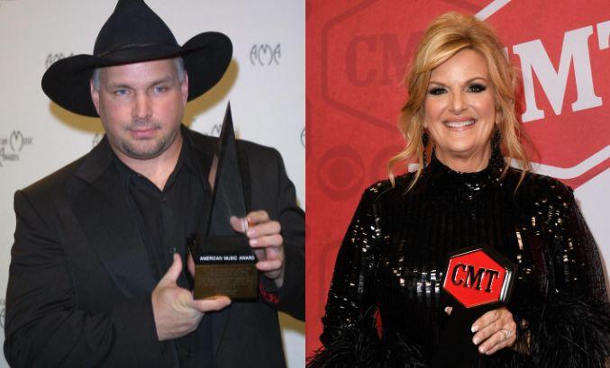 Split photo of Garth Brooks, Trisha Yearwood