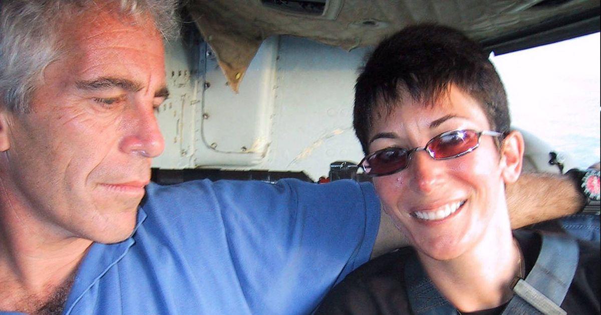 Photo of Jeffery Epstein and Ghislaine Maxwell