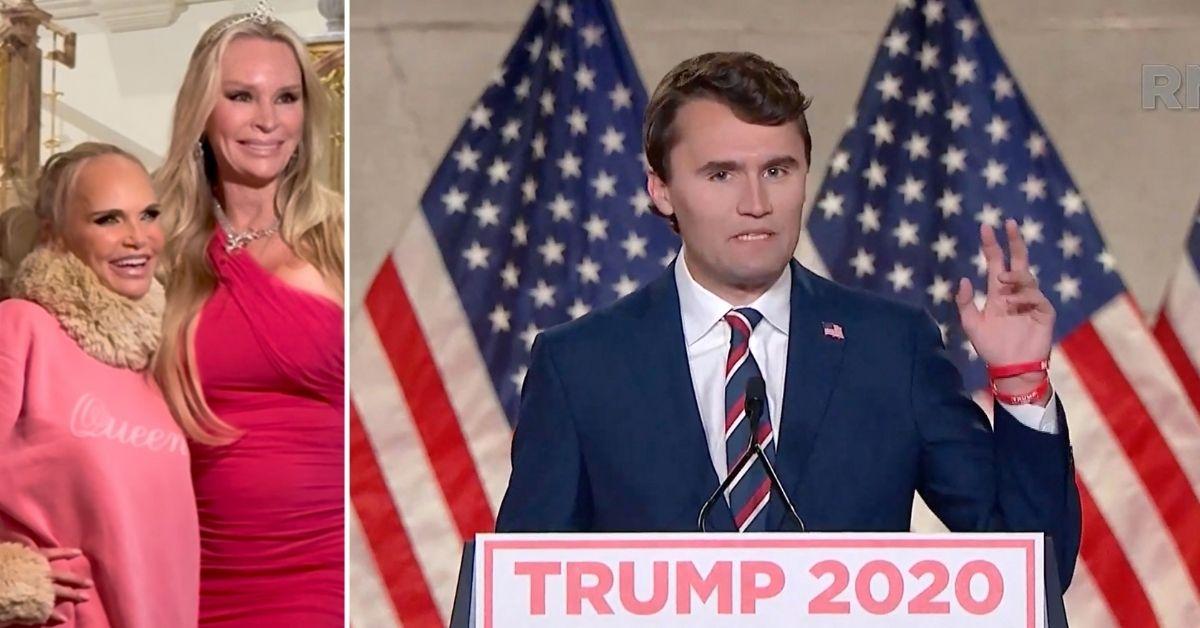 jackie-siegel-kristin-chenoweth-charlie-kirk-mourning-defended-2-1761592584014 Composite photo of Kristin Chenoweth, Jackie Siegel, and Charlie Kirk