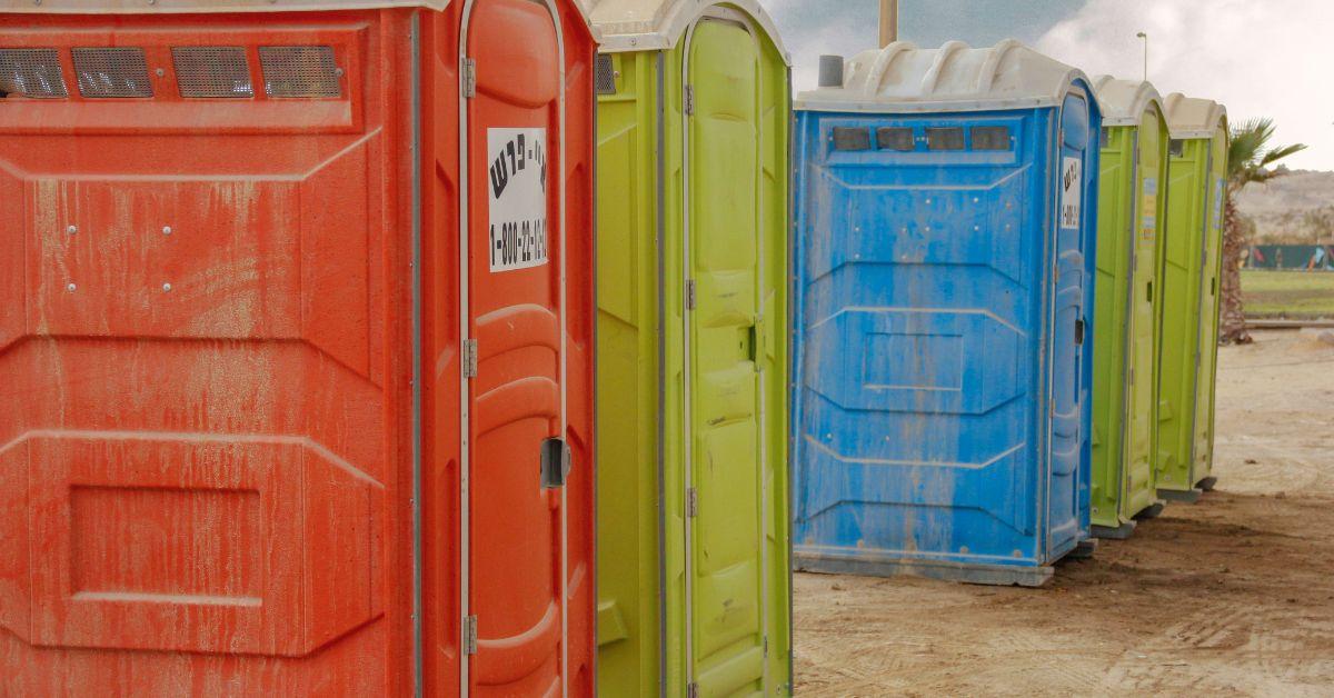 Photo of portaloos