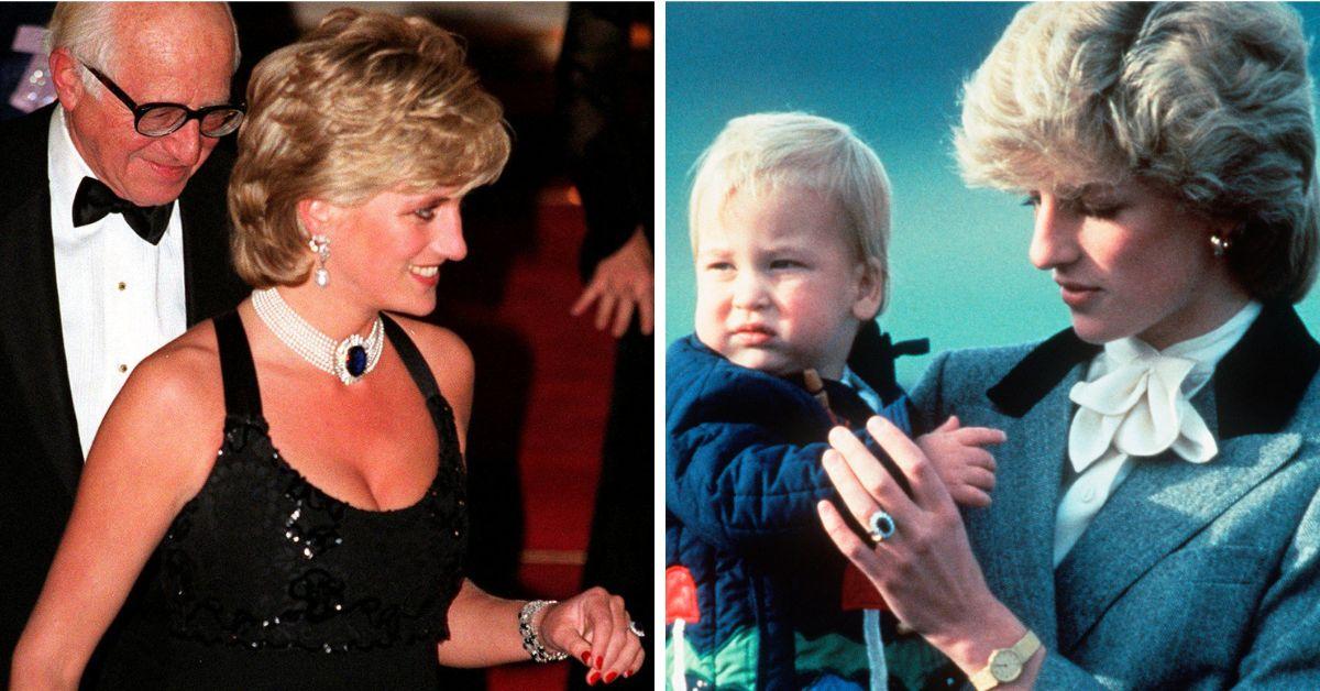 princess-diana-revenge-dress-heartbreaking-truths-30th-anniversary-1760729374669 Photo of Princess Diana's sapphire-and-pearl choker and sapphire engagement ring