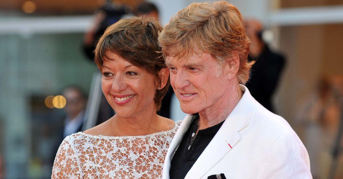 Robert Redford and Sibylle Szaggars