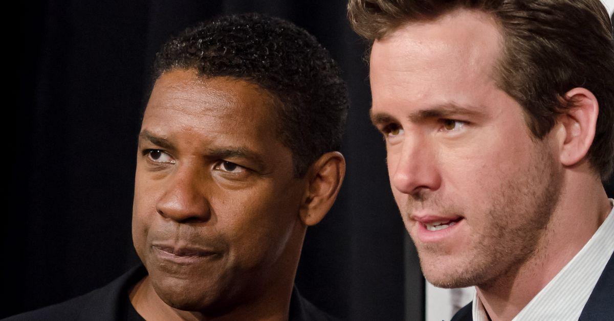ryan-reynolds-angered-denzel-washington-phone-1757356191324 Photo of Denzel Washington and Ryan Reynolds