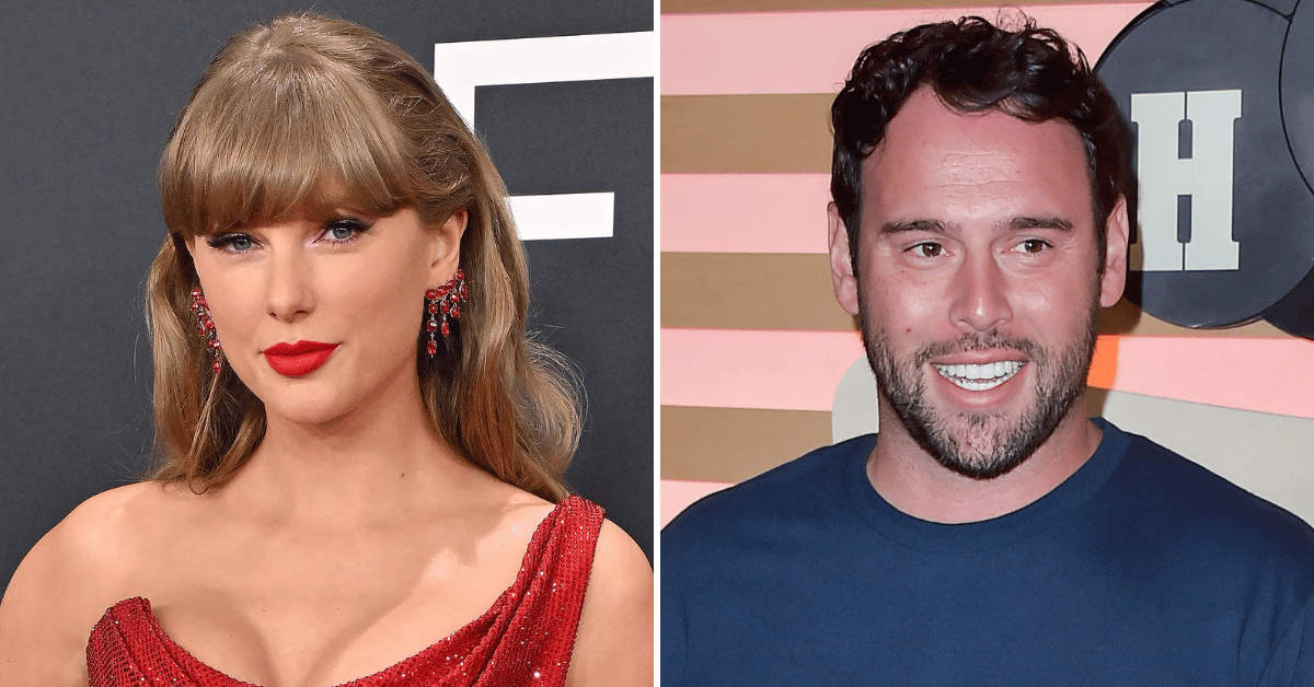 scooter-braun-shocked-by-taylor-swifts-reaction-to-him-buying-her-music-1749509089186 Split photo of Taylor Swift, Scooter Braun