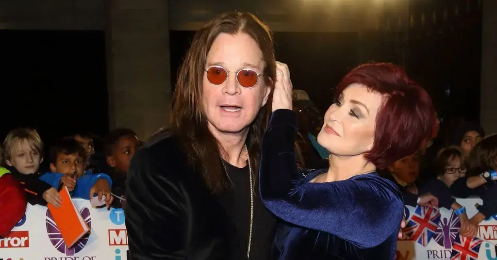 Photo of Sharon and Ozzy Osbourne.