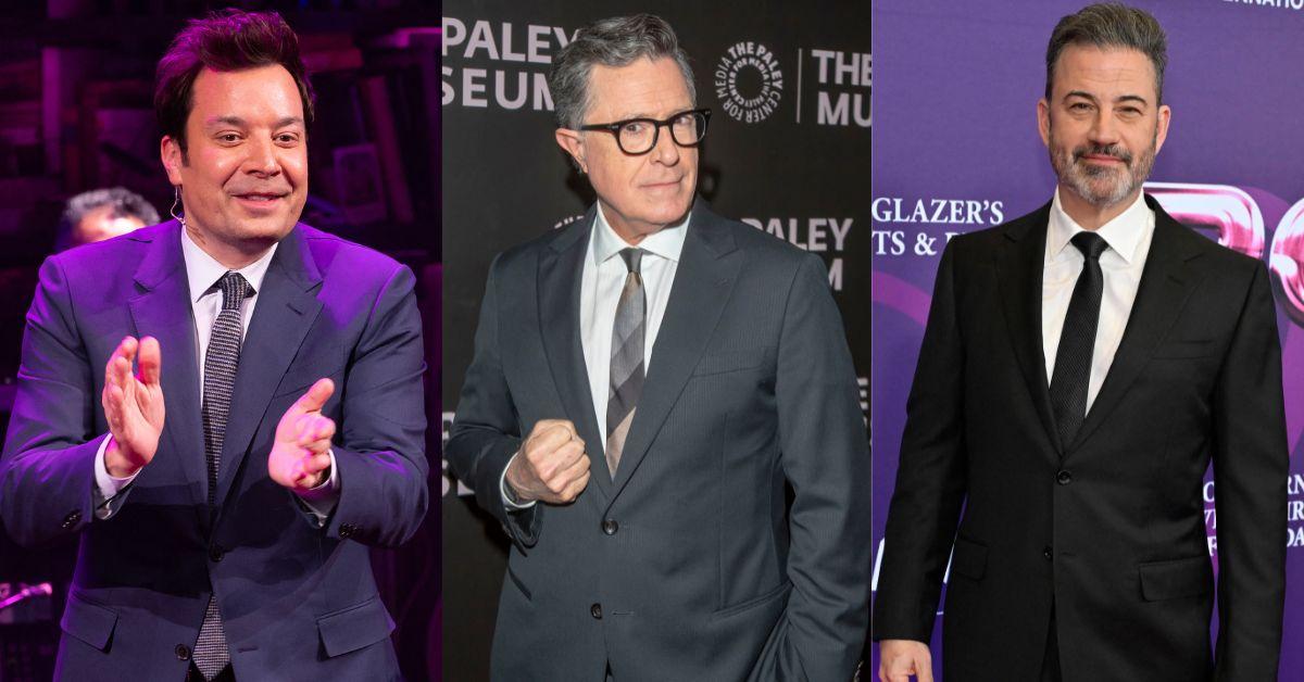 Jimmy Fallon and Jimmy Kimmel rally behind Stephen Colbert after 'Late Show cancellation.'