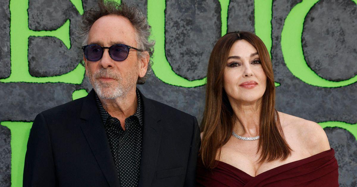 picture of Tim Burton and Monica Bellucci