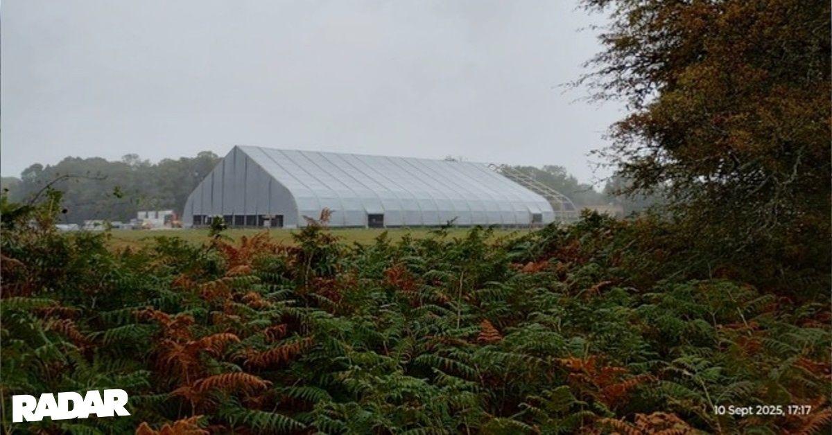 tom-cruise-scientology-event-cancelled-radar-3-1761761402762 Scientology started putting up the large tent.