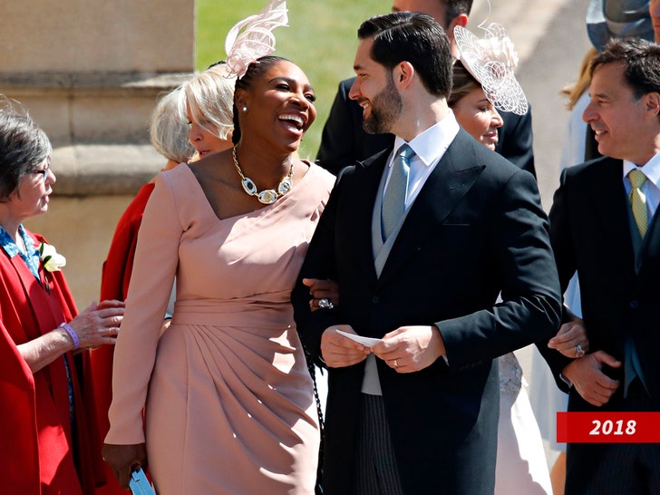 Serena Williams and Alexis Ohanian