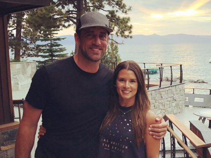 Aaron Rodgers & Danica Patrick -- Happier Times