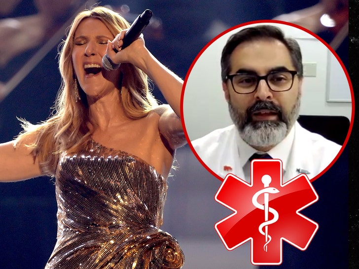 celine dion performing medical advice