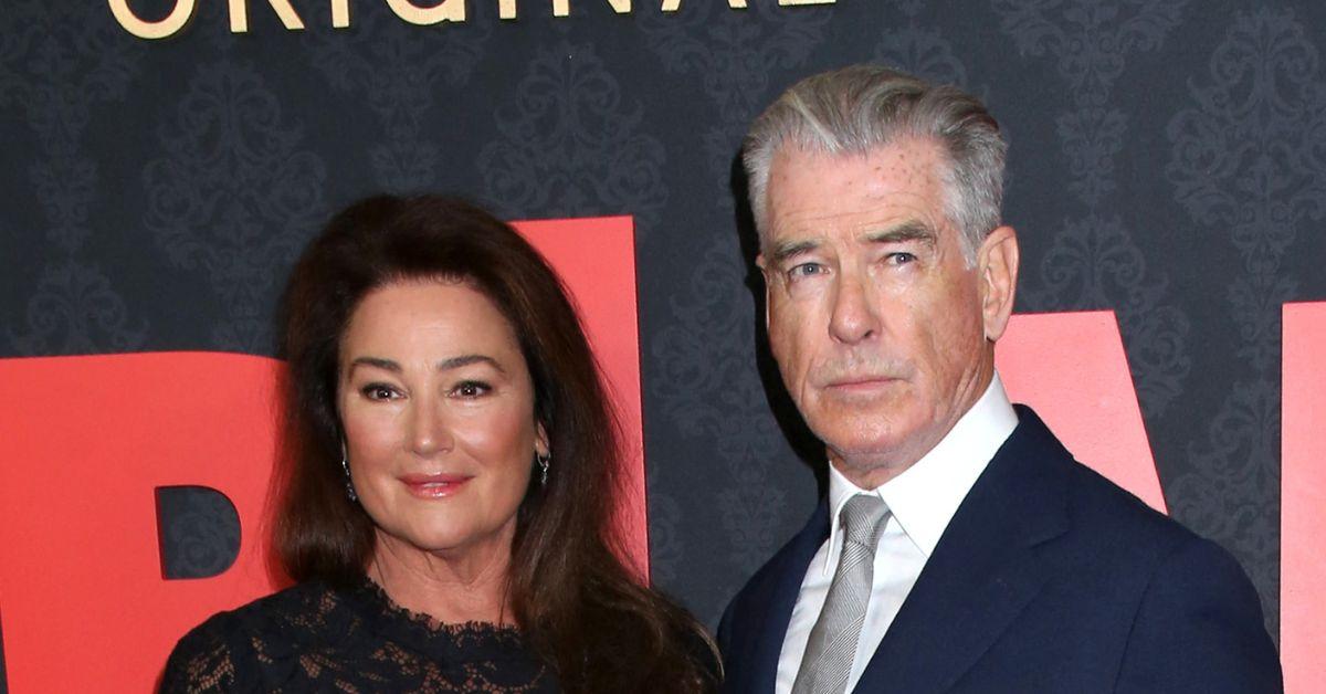 picture of Pierce Brosnan and Keely Shaye Smith