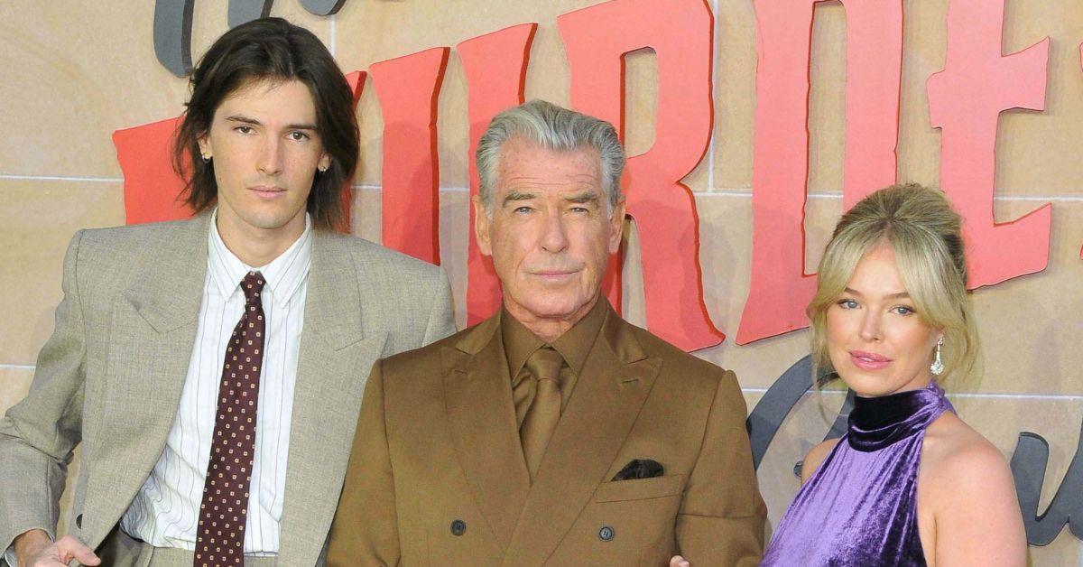 picture of Pierce Brosnan, Dylan Brosnan and Isabella Smith