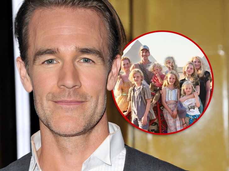 james van der beek family getty