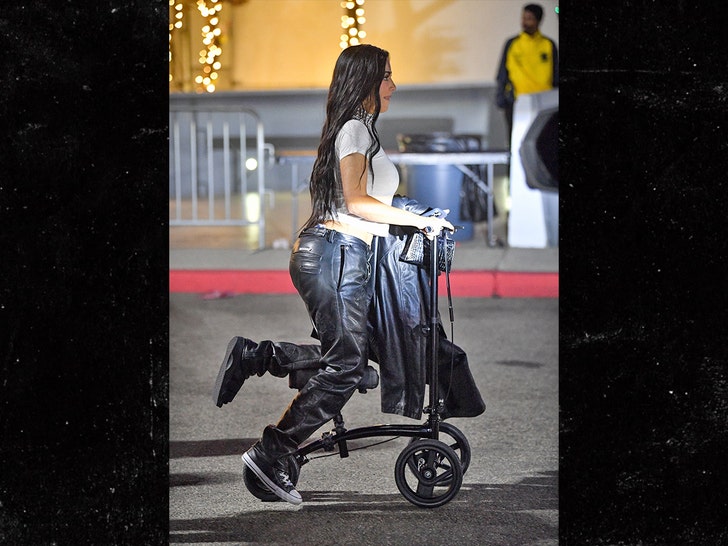 kim k at billie eilish concert