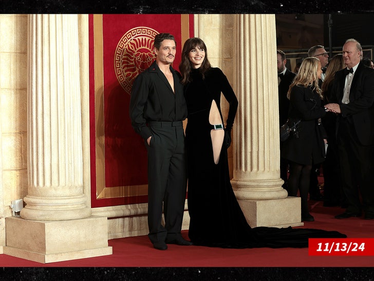 Pedro Pascal and Lux Pascal attend