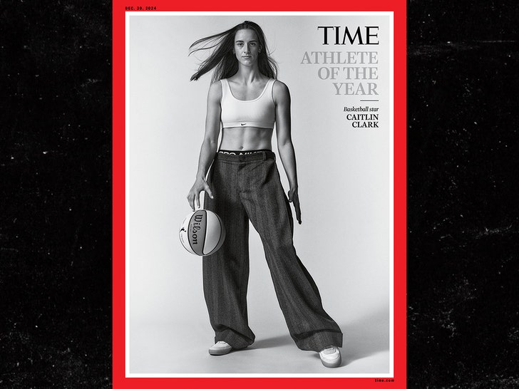 29e5774a2c024dd9806d59bacbffdee1_md Caitlin Clark Named Time's Athlete Of 2024, Opens Up On Taylor Swift Friendship
