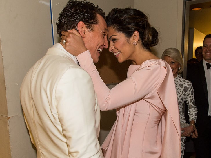 Matthew McConaughey and Camila Alves Together