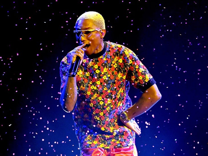 Pharrell Williams Performance Photos