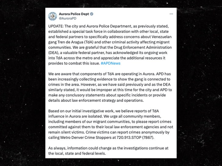 aurora police statament