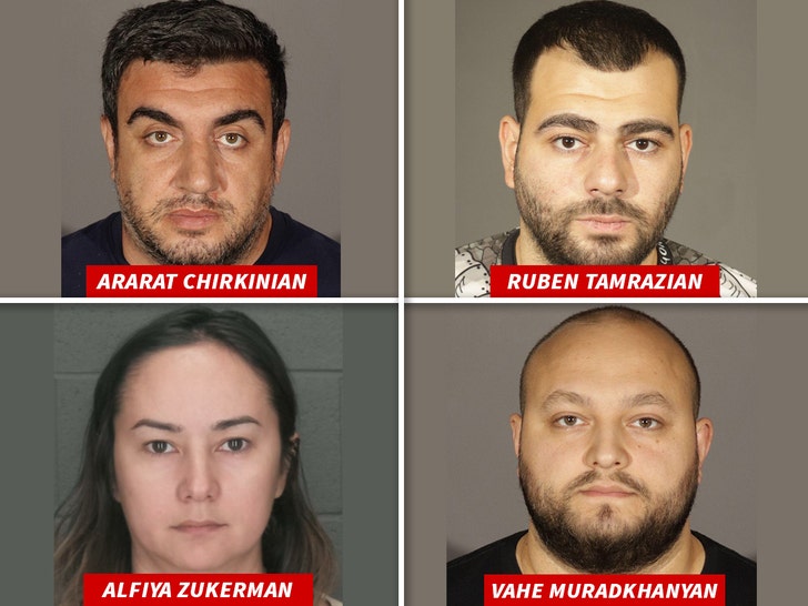 39eb97786f484e40989fc4c41120d95e_md Alfiya Zukerman Ruben Tamrazian Vahe Muradkhanyan Ararat Chirkinian bear fraud mug shots 1