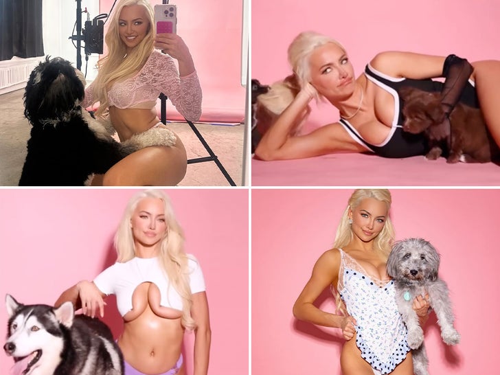 Lindsey Pelas Bares All For 2025 Puppy Calendar Photoshoot