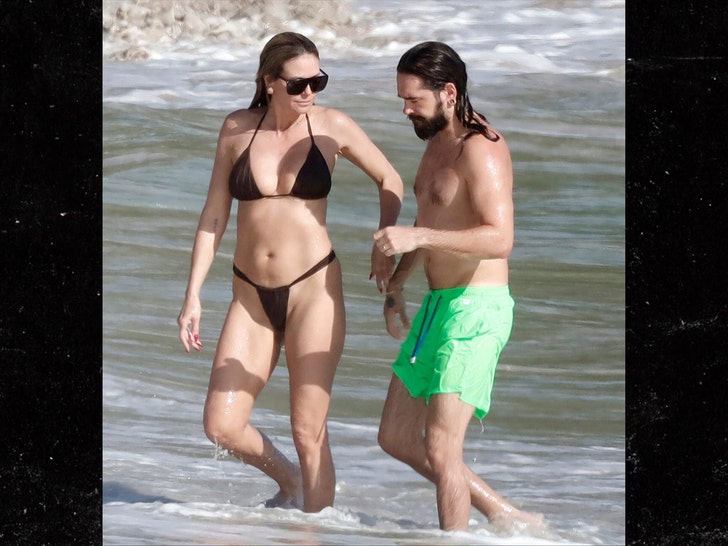 Heidi Klum And Tom Kaultiz In Saint Barthelemy