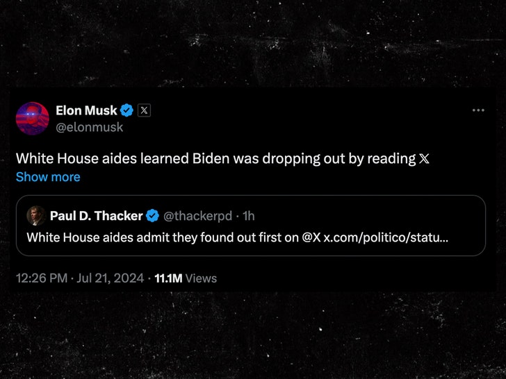 elon musk x about biden aides
