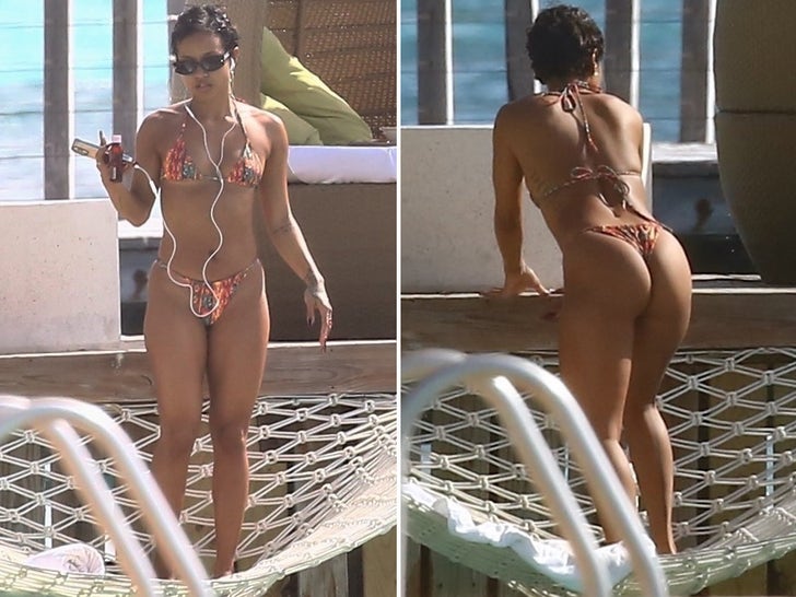 Karrueche Tran in Itty-Bitty Bikini in Mexico