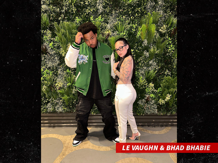 59038c0d043d44d5806b37ac9c85a479_md Le Vaughn & Bhad Bhabie instagram photo