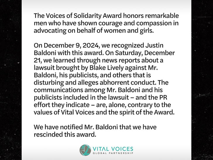 5cbc49db96e247c4a10b9ebe3ac3ce4f_md Justin Baldoni Has Women's Advocacy Award Revoked After Blake Lively Lawsuit