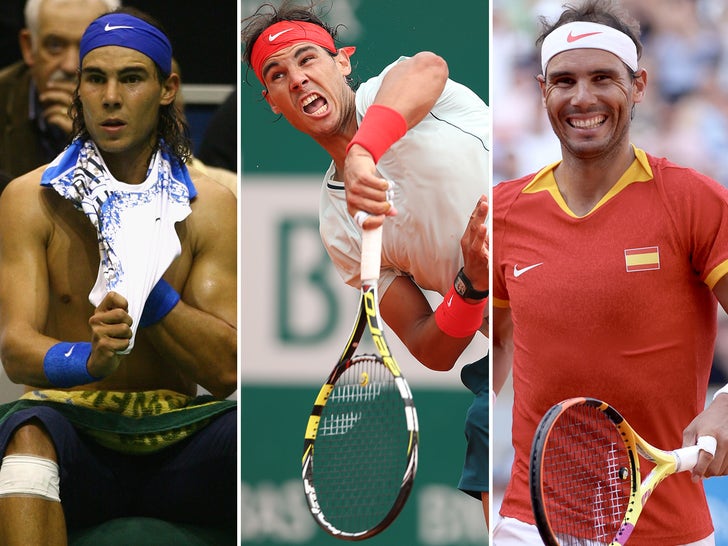 Rafael Nadal Through The Years