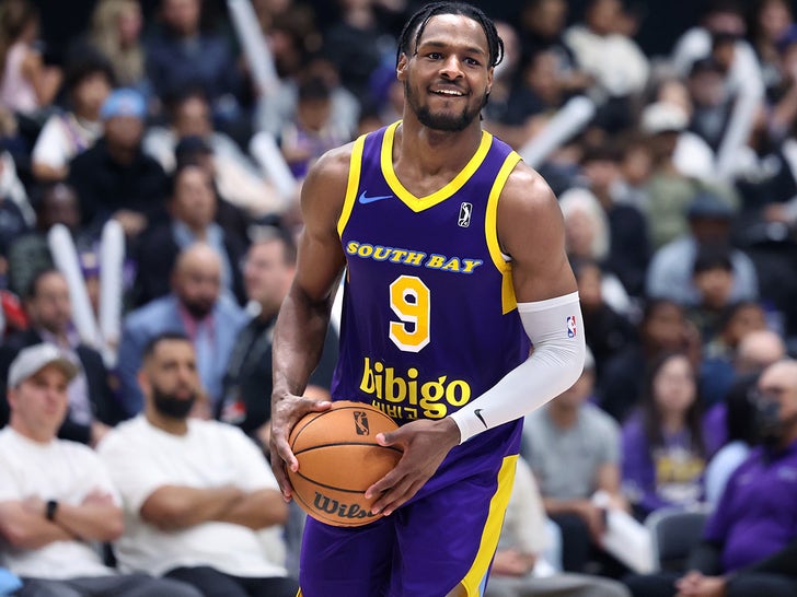 Bronny James On The South Bay Lakers
