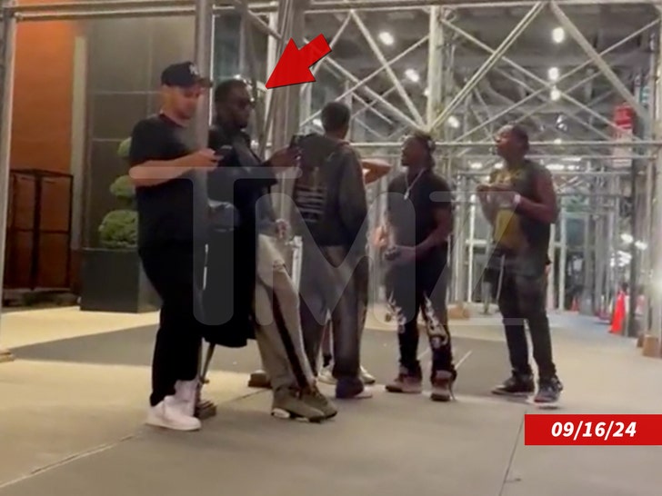 7940de53de6c4176a444fd87acecbd43_md-1 Shows Diddy Having a Blast With Fans Just Before NYC Arrest