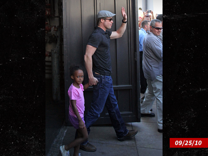 brad pitt and zahara