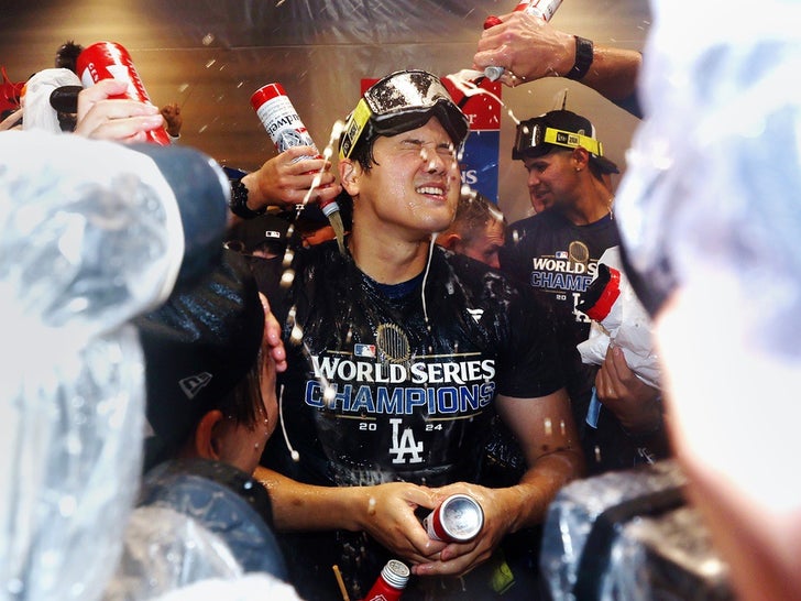 Dodgers Celebrate World Series Win