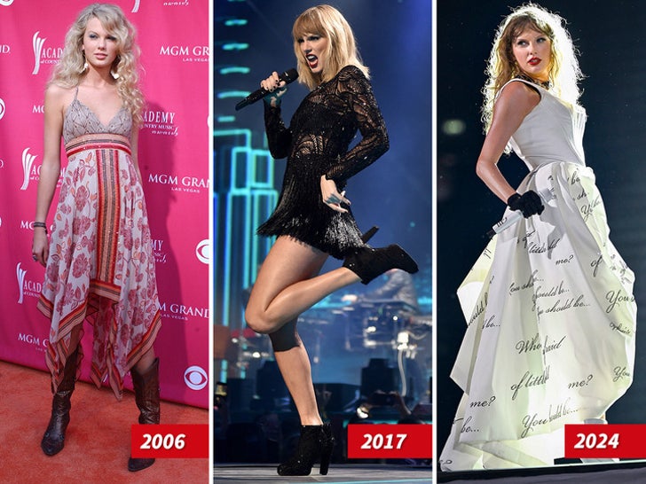 Taylor Swift Iconic Looks Through The Eras