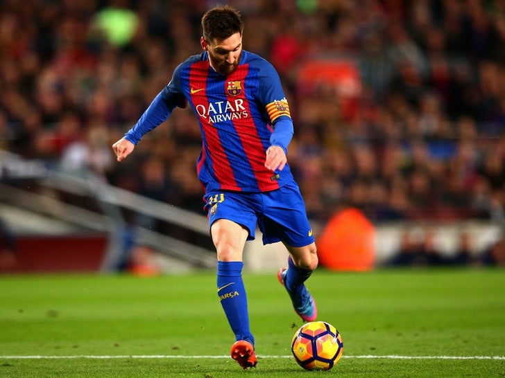 Lionel Messi On The Field