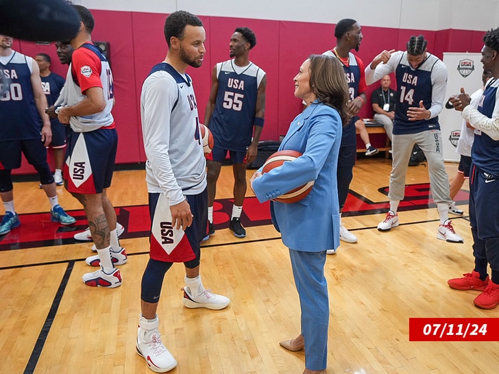 steph curry kamala harris