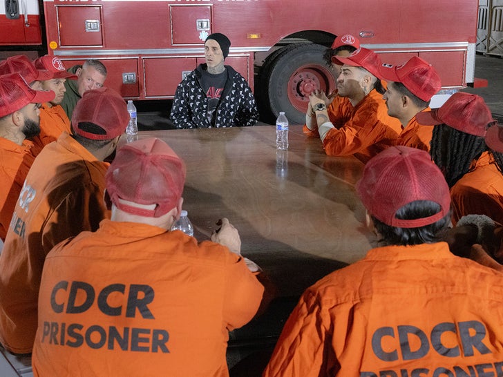 b585db6ba0224a16a600bb745c855b3d_md Travis Barker Meets With Incarcerated Firefighters From LA Fires