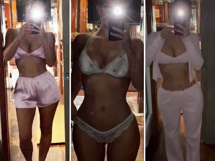 Kim Kardashian Leaves Little To The Imagination In Skims Valentine's Collection