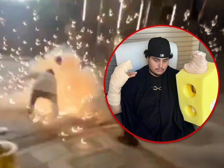 dodger fan hand explosion update