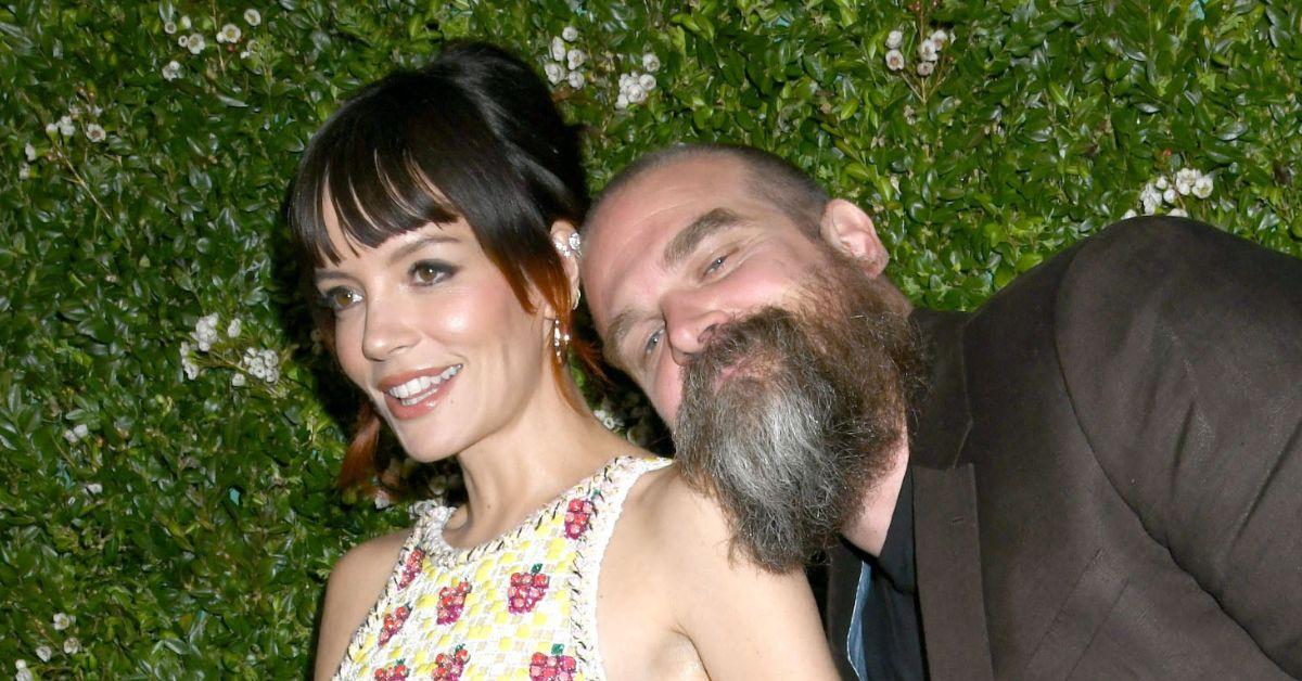 Photo of David Harbour and Lily Allen