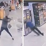 Angry Husband Whacks Store Manager With Shovel After Wife Complains, on Video