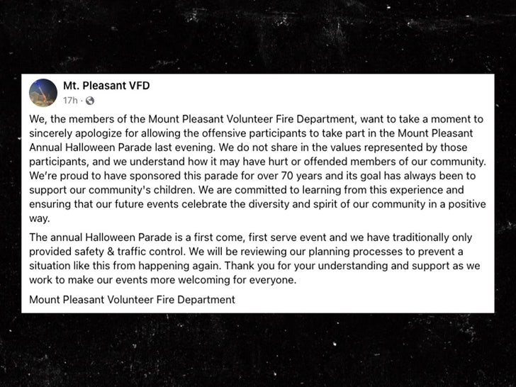 e8392a66614743dbb57bf795ee9ae30f_md mt pleasant fire department apology