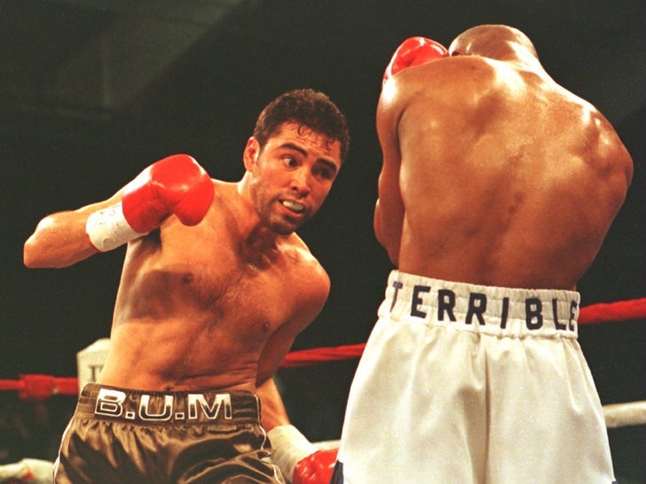 Oscar De La Hoya -- Fighting Photos