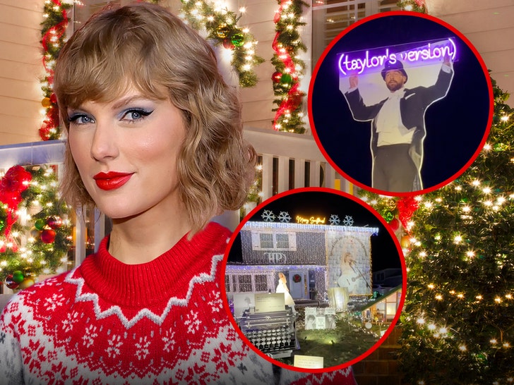 edd947a42b2e433bbef02624f68337a3_md Taylor Swift, Travis Kelce Christmas House