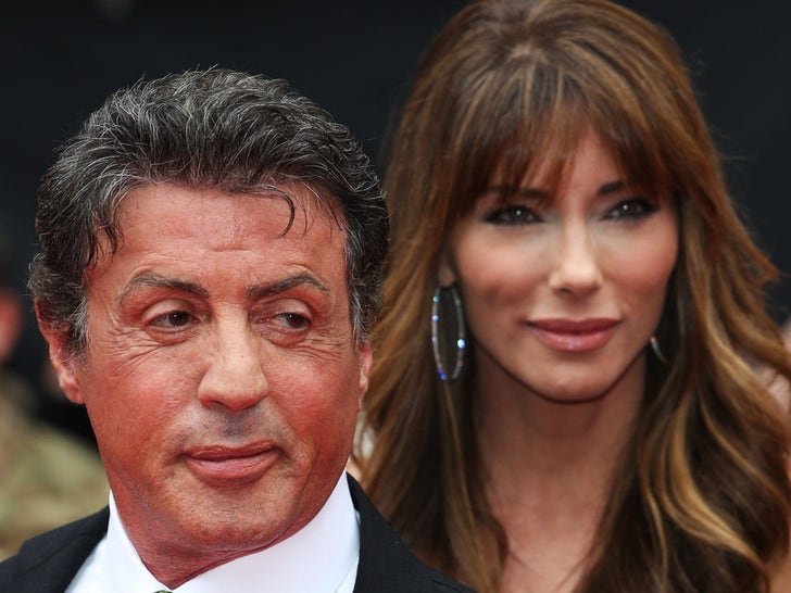Sylvester Stallone and Jennifer Flavin Together