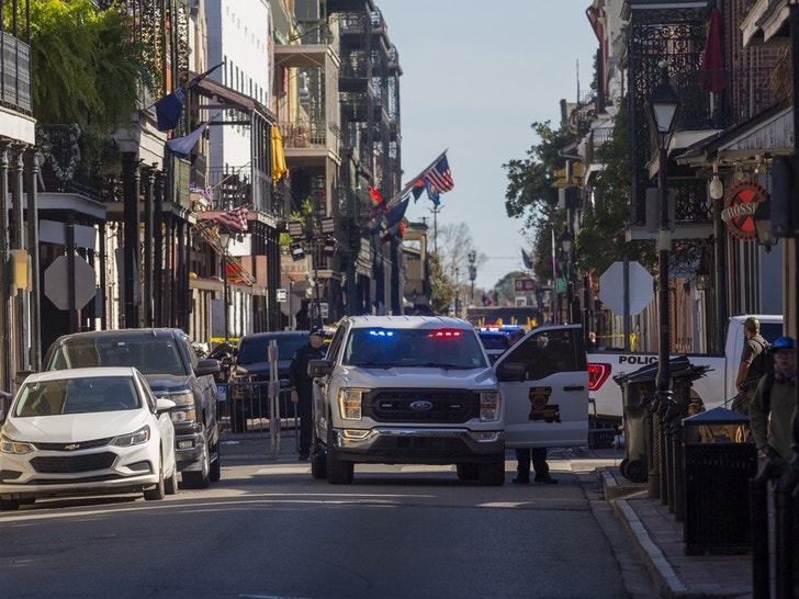 New Orleans Terrorist Attack -- Police On The Scene
